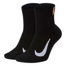 Nike Court Multiplier Max Quarter Black Crew Sock