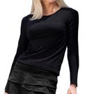 Lucky in Love Core Active Seamless Long Sleeve Womens Black CX104 001