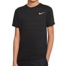 Nike Boys Short Sleeve Miler Crew Black DD3055 010
