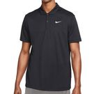 Nike Court Dri FIT Solid Polo Shirt Mens Black/White DH0857 010