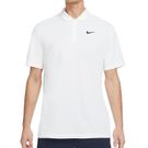 Nike Court Dri FIT Solid Polo Shirt Mens White/Black DH0857 100