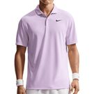 Nike Court Dri Fit Solid Polo Shirt Mens Violet Mist/Black DH0857 511