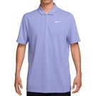Nike Court Dri FIT Solid Polo Shirt Mens Light Thistle/White DH0857 569