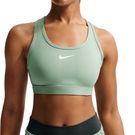Nike Swoosh Medium Support Bra Womens Steam Green/White DX6821 007