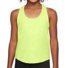 Nike One Girls Tank Top Light Lemon Twist/White FZ5598 736
