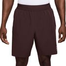 Nike Court 8 inch Advantage Short Mens Burgundy Crush/White FZ9322 652
