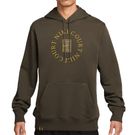 Nike Court Heritage Hoodie Mens Dark Hazel/Saffron Quartz HM6759 212