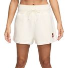 Nike Court Fleece Short Womens Pale Ivory HQ0364 110