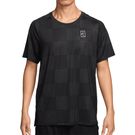 Nike Court Printed Advantage Crew Mens Black/White IB1064 010