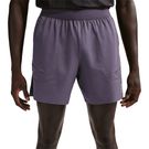 Nike Court Printed 6 inch Advantage Short Mens Dark Raisin/White IB1071 573