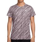 Nike Court Dri Fit Printed Victory Crew Mens Platinum Violet/White IB1530 019