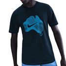 Nike Court Tee Shirt Mens Dark Obsidian/Photo Blue IH2087 475