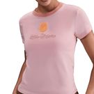 Nike Court Club Short Sleeve Crop Top Womens Pink Glaze/Red Stardust IH7802 607