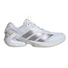 adidas Adizero Ubersonic 5 Womens Tennis Shoe White/Silver Metallic/White IH8103