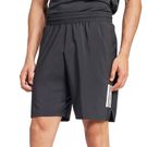 adidas Club 7 inch 3 Stripe Short Mens Black JG3589