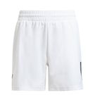 adidas Club 3 Stripe Boys Short White JI9253