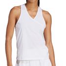 adidas Club V-Neck Tank Top Womens White JL6721