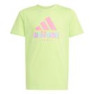 adidas Tennis Graphic Boys Tee Shirt Pulse Lime JM8968