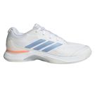 adidas Avacourt 3 Womens Tennis Shoe White/Halo Blue/Beam Orange JP8858
