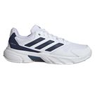 adidas Court Jam Control 3 Mens Tennis Shoe White/Dark Blue/Cyber Metallic JR1749