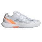 adidas Defiant Speed 2 Womens Tennis Shoe White/Halo Blue/Beam Orange JR1785