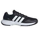 adidas Game Court 2 Mens Tennis Shoe Core Black/White/Silver Metallic KI0780
