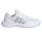 adidas Game Court 2 Womens Tennis Shoe White/Silver Metallic/Silver Metallic KI0789