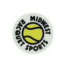 Midwest Racquet Sports Sticker Black/White/Yellow MWSSTICKER