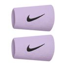 Nike Tennis Premier Doublewide Wristbands 2PK Violet Mist/Black N0002466 566OS