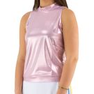 Penguin Sleeveless Metallic Tank Top Womens Metallic Charm Pink O1KSF021 690