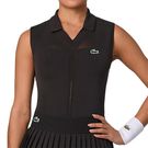 Lacoste On Court Sleeveless Tank Top Womens Noir PF0614 C31