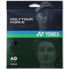 Yonex PolyTour Force 17G (1.20mm) Tennis String Black PTGFO120BK