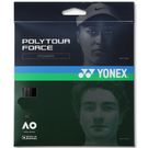 Yonex PolyTour Force 16G (1.30mm) Tennis String Black PTGFO130BK
