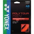 Yonex Poly Tour Rev 130 16G Tennis String - Bright Orange
