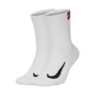 Nike Court Multiplier Cushioned Crew Sock - White