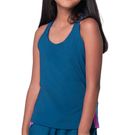 Lucky in Love Retro Girls Chroma Stripe Tank Top Navy T307 400
