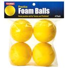 Tourna Pickleball Foam Practice Balls (4pk) ûYellow TBP 4