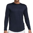 Wilson Everyday Performance Long Sleeve Tee Shirt Mens Classic Navy WM00220411 DBC