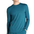 Wilson Everyday Performance Long Sleeve Tee Shirt Mens Lyons Blue WM00220U050001