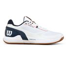 Wilson Rush Pro 5 Mens Clay Tennis Shoe White/Navy Blazer/Gum WRS338670U