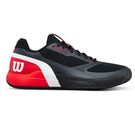 Wilson Rush Pro 5 Mens Padel Shoe Black/InfraredWhite WRS338750U