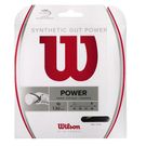 Wilson Synthetic Gut Power 16g (1.30mm) Tennis String Black WRZ945200