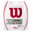 Wilson Synthetic Gut Power 17g (1.25mm) Tennis String White WRZ945400