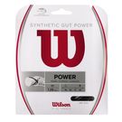Wilson Synthetic Gut Power 17g (1.25mm) Tennis String Black WRZ945500