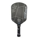 SixZero Infinity Edgeless Double Black Diamond Control Pickleball Paddle Black/White YZINE