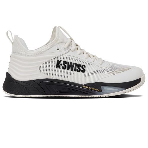 K-Swiss Hypercourt Pinnacle Mens Tennis Shoe Blanc de Blanc/Moonless Night/Gold 04432 109image