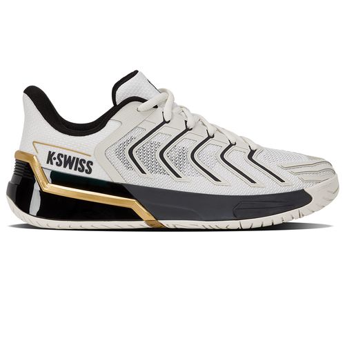 K-Swiss Ultrashot 4 Mens Tennis Shoe Blanc de Blanc/Moonless Night/Gold 04437 109image