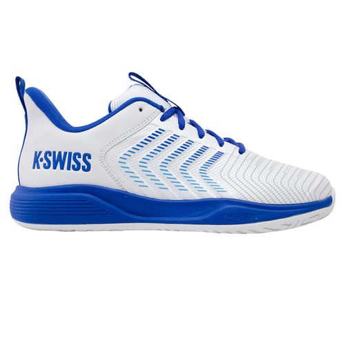 K Swiss Ultrashot Light Mens Tennis Shoe White/Dazzling Blue/Baltic Sea 04767 158image