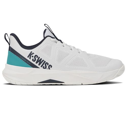 K-Swiss K Frame Speed Team Mens Tennis Shoe White/Baltic/Carbon 04898 131image