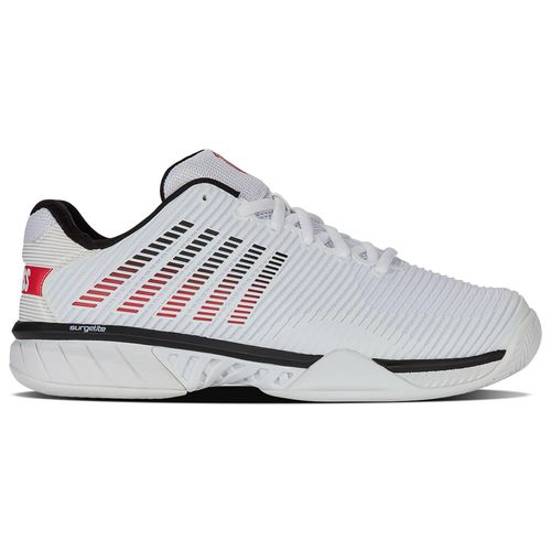 K-Swiss Hypercourt Express 2 Wide Mens Tennis Shoe 2E Width White/Black/Mars Red 06806 140
image